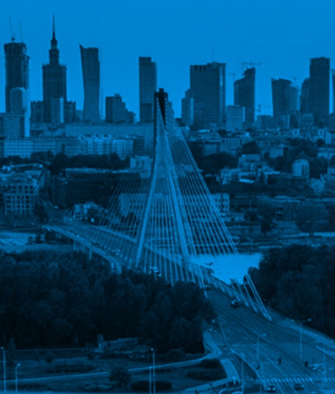 Zdjęcie miasta nocą